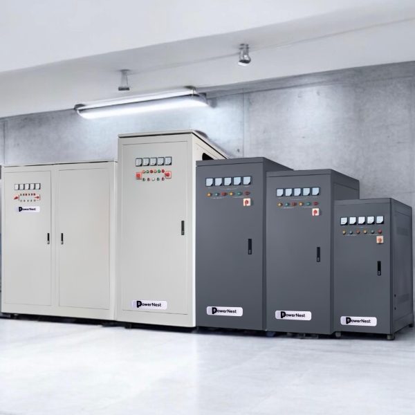 استابلایزر سه فاز قدرت بالا سری Titan Force | انرژی پایدار در مقیاس کلان